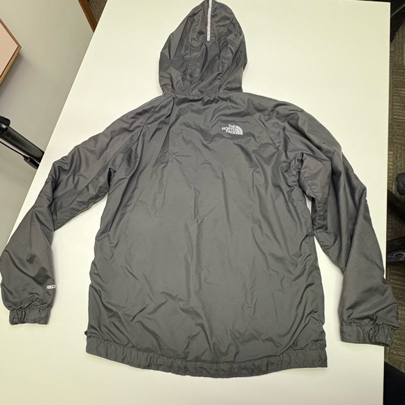 The North Face Boys Med Reversible Breezeway WindWall Jacket Grey Green Spring - Picture 4 of 9